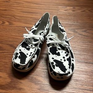 cow print shoes